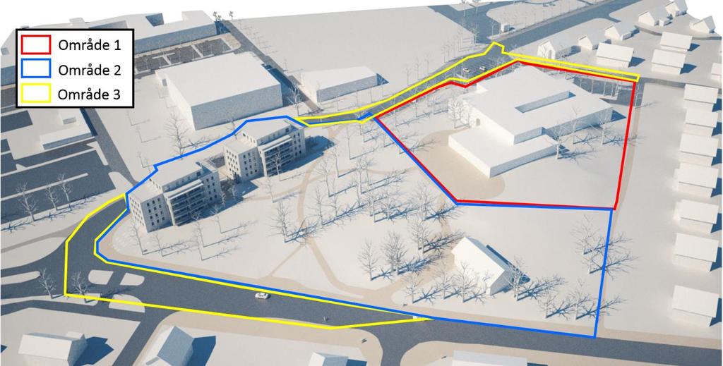 4 FRAMTIDA FÖRHÅLLANDEN Nya exploateringar som planeras inom planområdet är planerade i alla tre områden (Figur 15 och Figur 16).