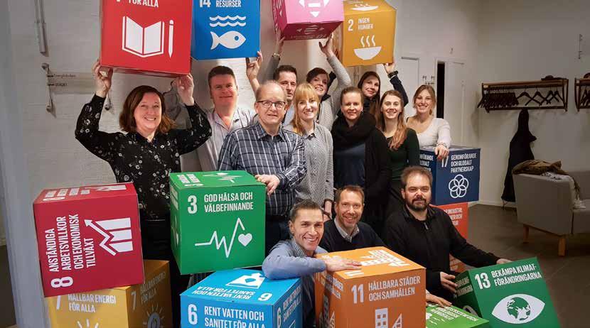 REDOVISNING ENLIGT Global Compact Agenda 2030 Global Compact omfattar 10 principer kring mänskliga rättigheter, arbetsrättsliga frågor, miljö och korruption.