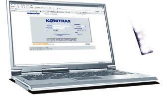 Trådlöst Komatsu övervakningssystem Den vägen till hög produktivitet KOMTRAX är det senaste inom trådlös övervakning.