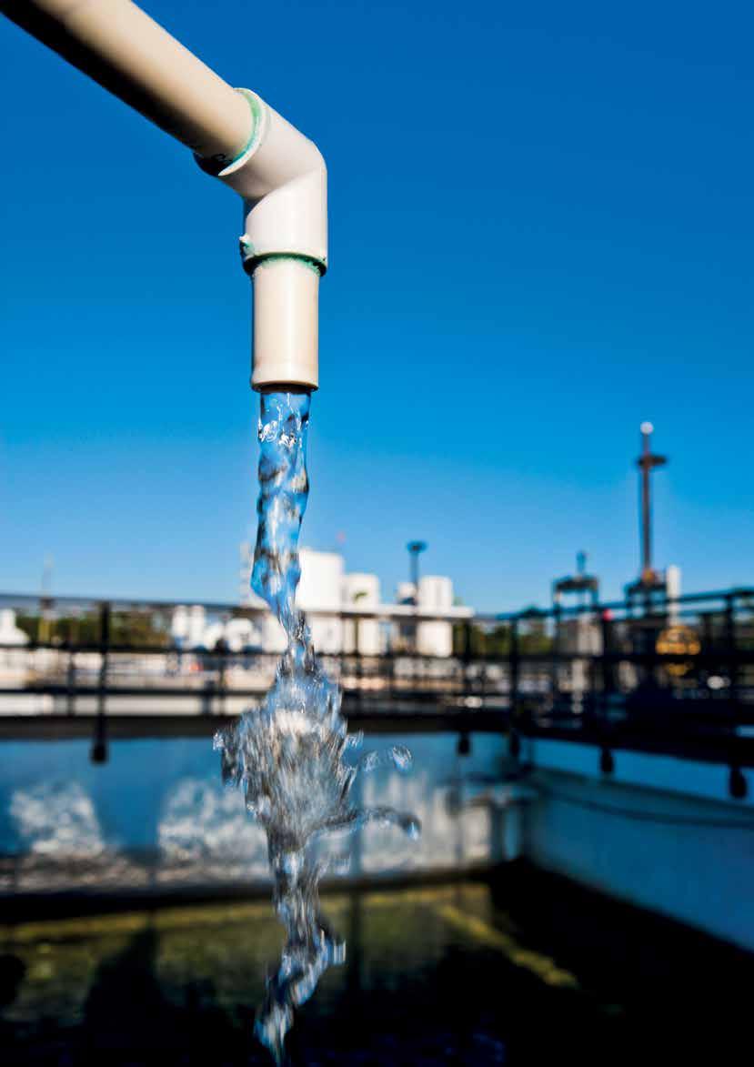 Ren effektivitet Stigande energipriser, miljölagstiftning och förbättrade processer är viktiga faktorer när man designar vattenhanteringssystem.