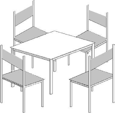 1 Två mörka och två ljusa band är vävda som bilden visar. Hur ser väven ut från andra sidan? (Danmark) 14 Fem papperskvadrater ligger i en hög på bordet.
