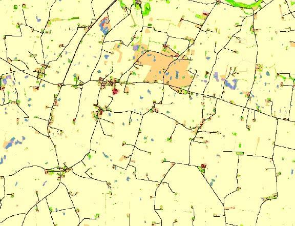 LANTMÄTERIET, GEODATASAMVERKAN 3.4.2.3 Åkermark (klassgrupp 3) Åkermark bedöms karteras med bra noggrannhet.