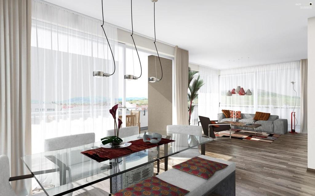 10.0.1 Interiör rendering. Modellerat i ARCHICAD och renderat i ARTLANTIS av Patrick Bernhard 10.1. Några saker att tänka på vid visualisering med BIM En bra modellering Objekten i en modell som ska visualiseras behöver vara korrekt modellerade.