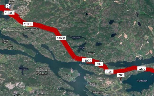 TRAFIKUTVECKLING VÄG 222 Bedöms öka med cirka 3000