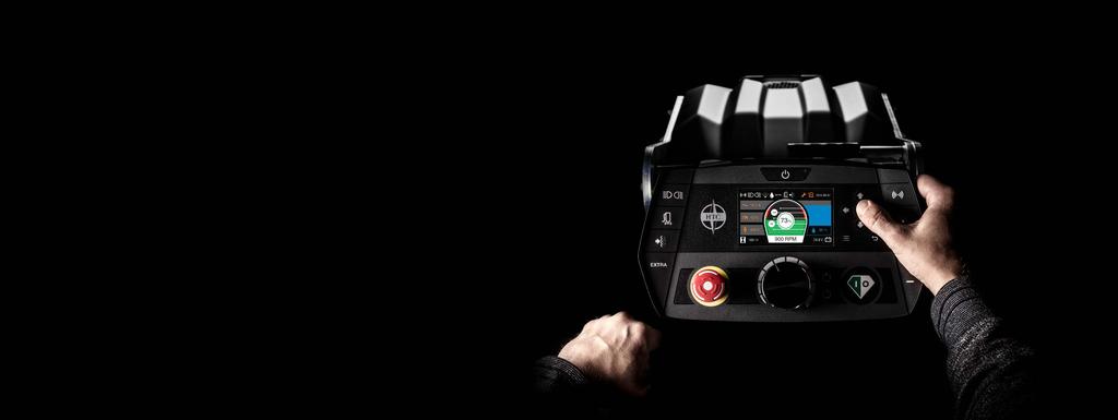 6 Kontrollpanel Fjärrstyrning 7 Skapad för att ta kontroll 3 7 HTC DURATIQ är här för att visa vägen framåt, med en helt ny, intuitiv digital kontrollpanel, kallad HMI (Human/Machine Interface) och