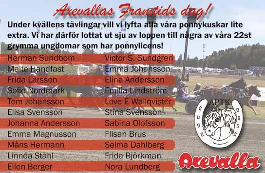 8:0 b Nora Lundbergs Lopp -åriga och äldre högst.000.000 kr med högst 00 poäng. 0 m. Autostart. Pris: 0.000-.000-.00-.00-.00-.000-.000-.000 (8 priser) Hederspris till segrande hästs ägare.