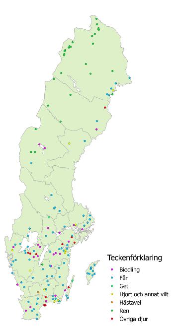 Karta 6 Beviljade ärenden inom