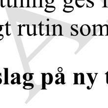 2019-03-06 RS/190174 14 (31) Förslag på att ta bort stycket om