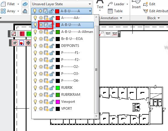 Akivera Layout Plan och Sektion.