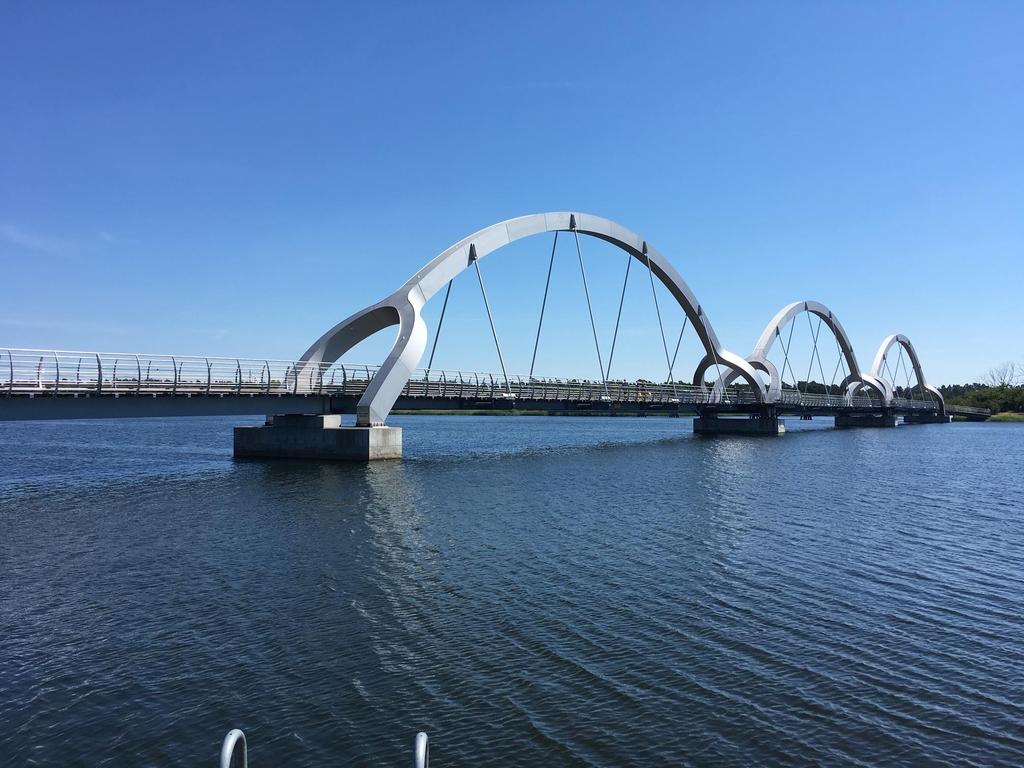 Sölvesborgsbron Designad, konstruerad, tillverkad och monterad av Stål & rörmontage, 2012-2013 Troligtvis den längsta gång- och cykelvägsbron i Europa 760 meter lång, 3,5 meter bred Plats: kustnära