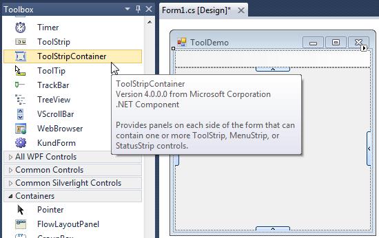 Control ScrollableControl ContainerControl ToolStrip ToolStripContainer ToolStripDropDown MenuStrip StatusStrip ToolStripDropDownMenu