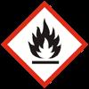 Känneteckning enligt förordning (EG) Nr. 1272/2008 [CLP] Pictogramer för faror Flamma (GHS02) Utropstecken (GHS07) Signalord Varning Faroangivelser H226 Brandfarlig vätska och ånga.