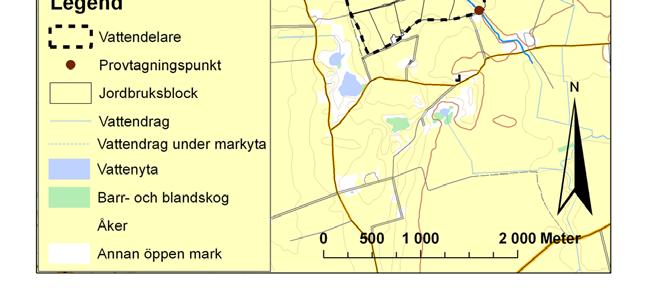 Figur 1 visar en karta över området.