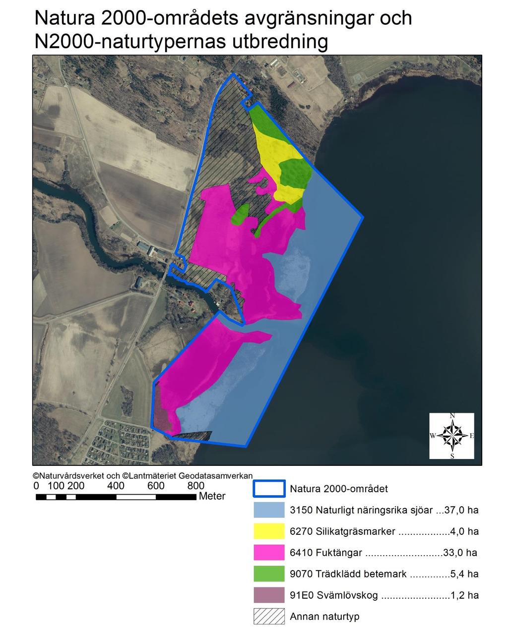 Natura 2000-område Natura 2000-kod Diarienummer Sida 41 av 50 Flygfotot visar