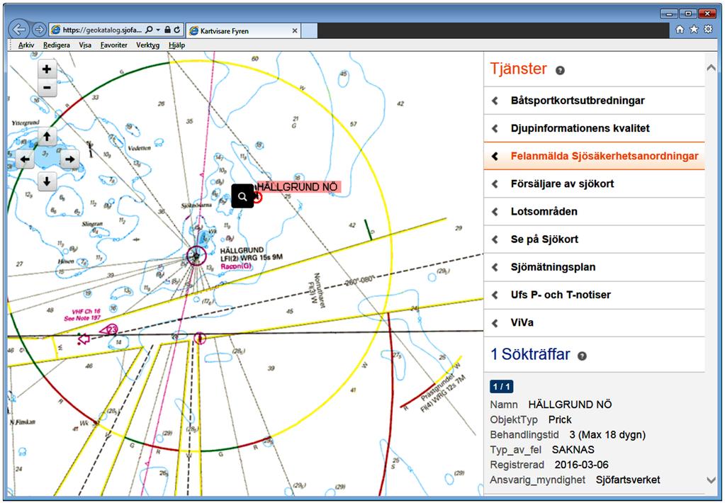 2016-05-05 3 Nr 597 TILLKÄNNAGIVANDEN * 11161 (T) Sjökort: 2 Isfria farvatten. Varning, flytande utmärkning kan saknas eller vara skadad av is.