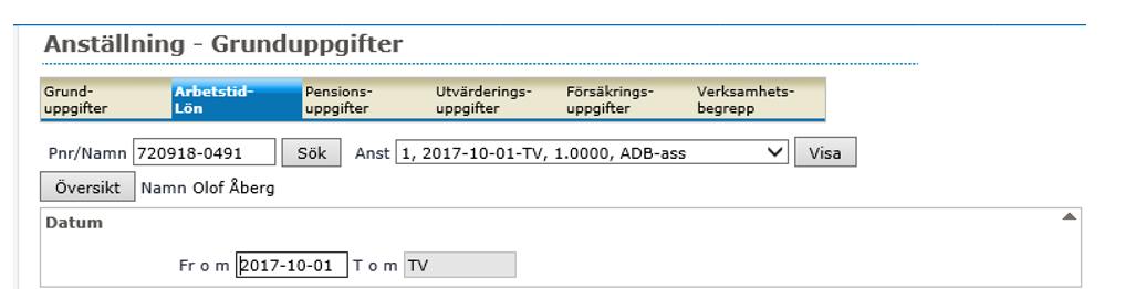 Fliken Arbetstid Lön Uppdaterad