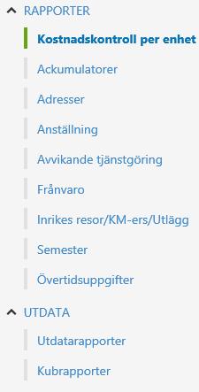 Gå in på Rapporter och Utdata Välj rapporten Anställning Välj urvalsvillkor: - vilken organisation du ska kontrollera (knappen Välj org ) - Rapporttyp: Konto anställning - Fyll i Datum fr.