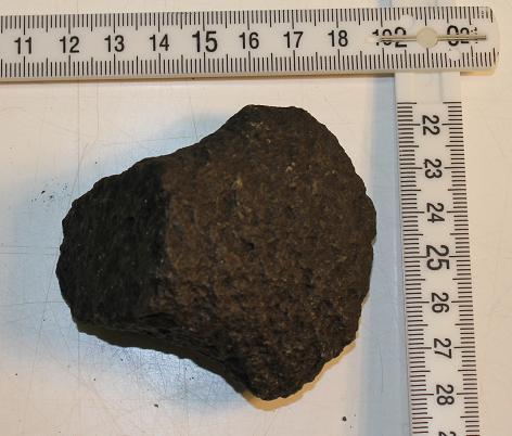 Fig. 17. En fragmentarisk dubbeleggad yxa. Foto på SHM 13929:FG7,9 5. Resultat Analysen har resulterat i kurvaturer från totalt 29 yxor.