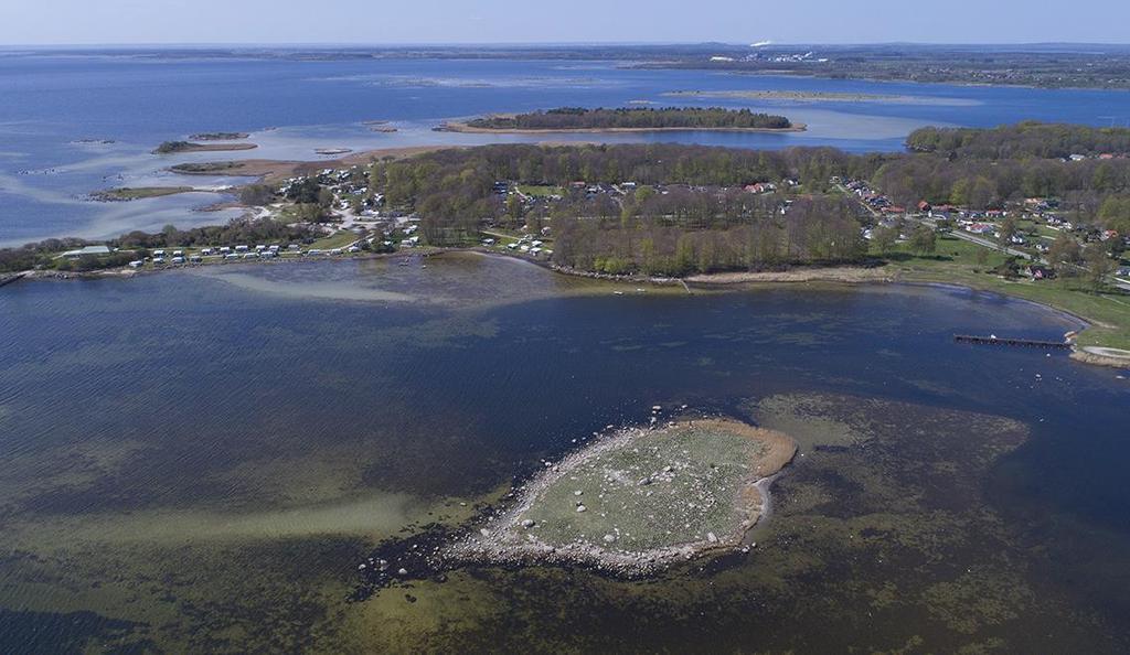 Falkaholmen utanfo r So lvesborg. Foto: Patrik Olofsson 3. Stora Bommeskär (2015): Ön är cirka 200 m lång och 120 m bred.