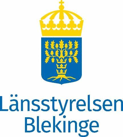 SE- 371 86 Karlskrona Telefon: 010-224 00 00 E-post: blekinge@lansstyrelsen.