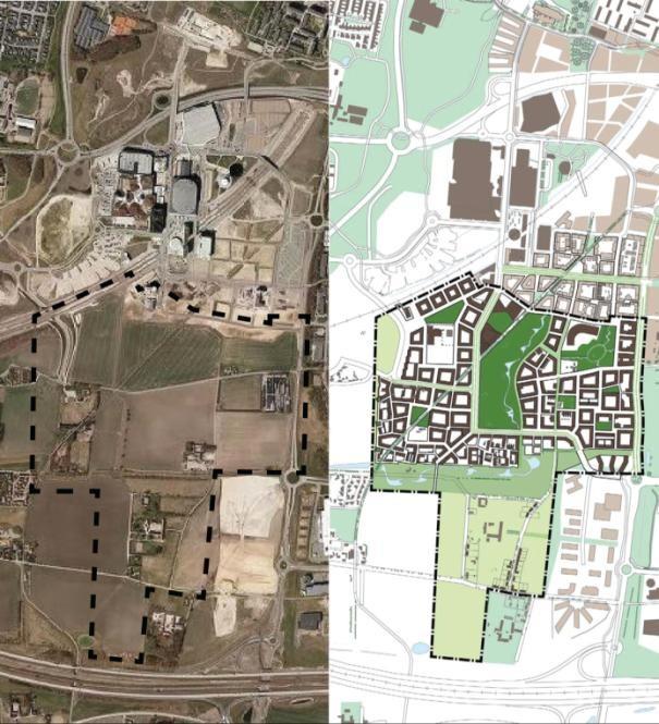 I planförslaget lyfter Malmö stad även fram södra Hyllie som "en social stad" där den fysiska miljön ska kunna bidra till att segregation och ensamhet motverkas.