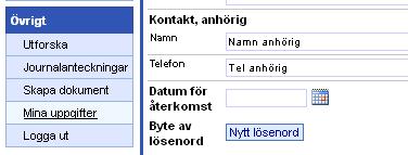 3.10.2 Frånvarohantering Om Lex är uppsatt för frånvarohantering, så kan man ange när man kommer tillbaka till arbetet genom att ange det datumet i fältet Datum för återkomst.