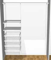 Tillval 38 Skjutdörrsgarderob (I lgh 73,3m 2 i Sov 13,9m 2 ) Marbodal 1600x2450 för Sovrum. Två dörrar i Vit unik, aluminium profil Sandhamn inkl. mjukstängning. Inrede ingår ej.