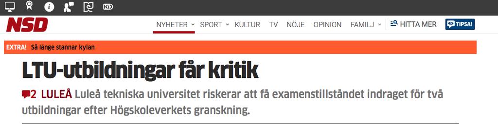 utvärdera på "resultat", inte på t.ex. "resurser" el. dyl.