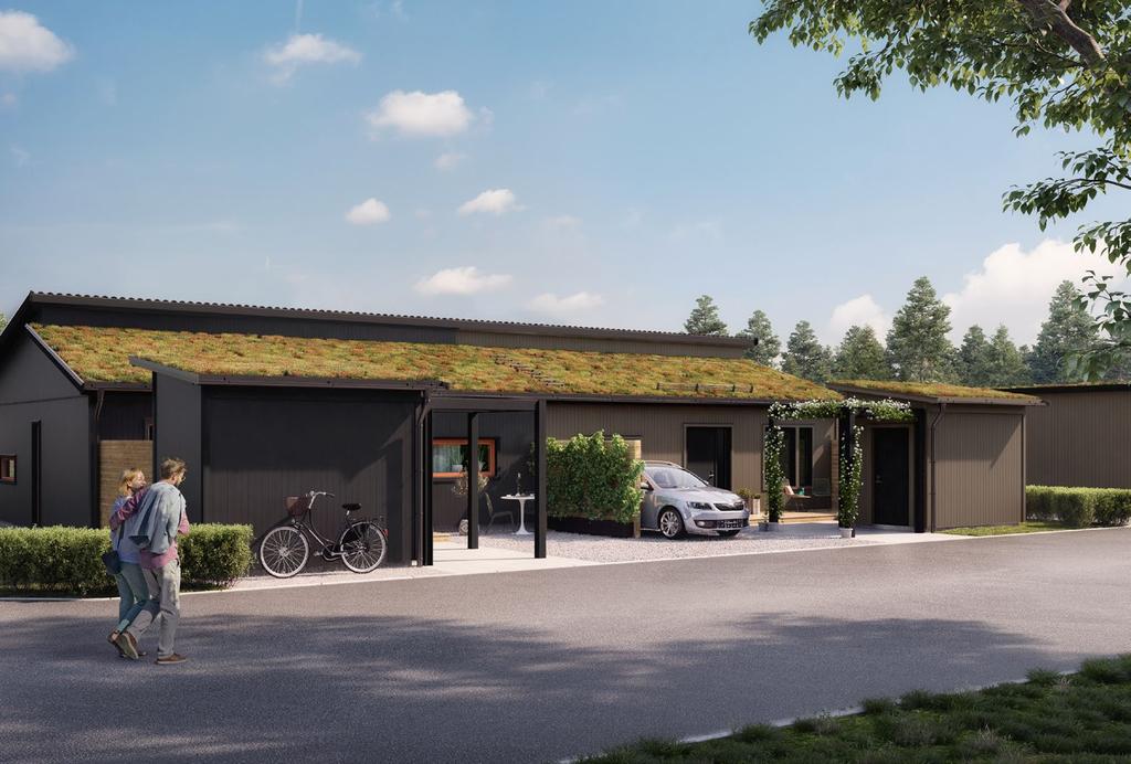 2 3 Härliga marklägenheter nära havet och staden I denna broschyr använder vi både 3D-illustrationer och detaljbilder för att förmedla en känsla av bostäderna i projektet.