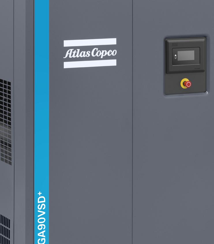 Innovativ Atlas Copco har revolutionerat kompressorns konstruktion och prestanda.
