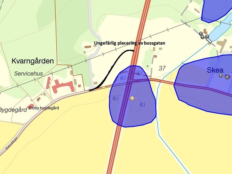 Kulturmiljö Kring befintlig korsning Rv 23/väg 119 finns ett område som omfattar fornlämningar. Det rör sig om Stoby 209:1 i riksantikvarieämbetets fornlämningsregister.