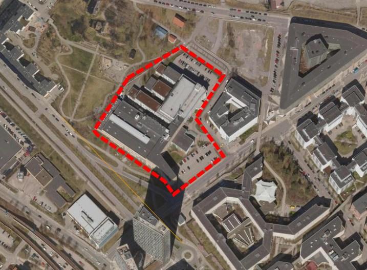 Bolaget har inkommit med en ansökan om markanvisning för ny bostadsbebyggelse om cirka 125 lägenheter på obebyggd del av fastigheten som nyttjas för parkering.