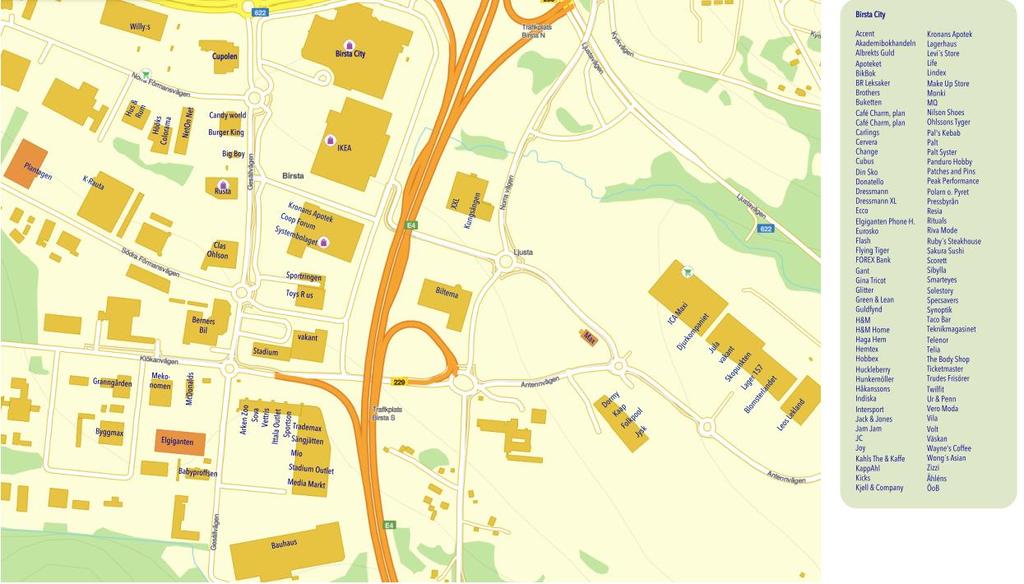 Detaljhandeln i Sundsvalls kommun Birsta City & Birsta Köpstad Handelsområdet Birsta, som ligger knappt 1 mil norr om Sundsvalls city, är ett av landets största och attraherar kunder och besökare