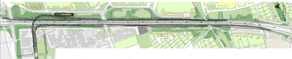 4.2. Val av utformning Med samrådsunderlaget och inkomna synpunkter som grund valde Trafikverket i december 2013 att av tre olika utformningar gå vidare med alternativ B som innebär anslutning sker