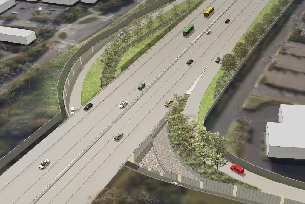 Konstbyggnader Ett övergripande mål för utformning av den nya bron över E22 för Hardebergaspåret är att inte förlora brons och Hardebergaspårets historiska koppling och funktion som järnvägsspår.