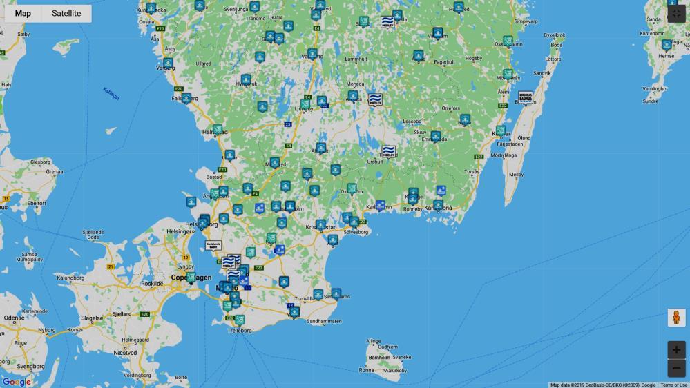 Simhallen sätter staden på kartan Vi ska titta på kartan Den