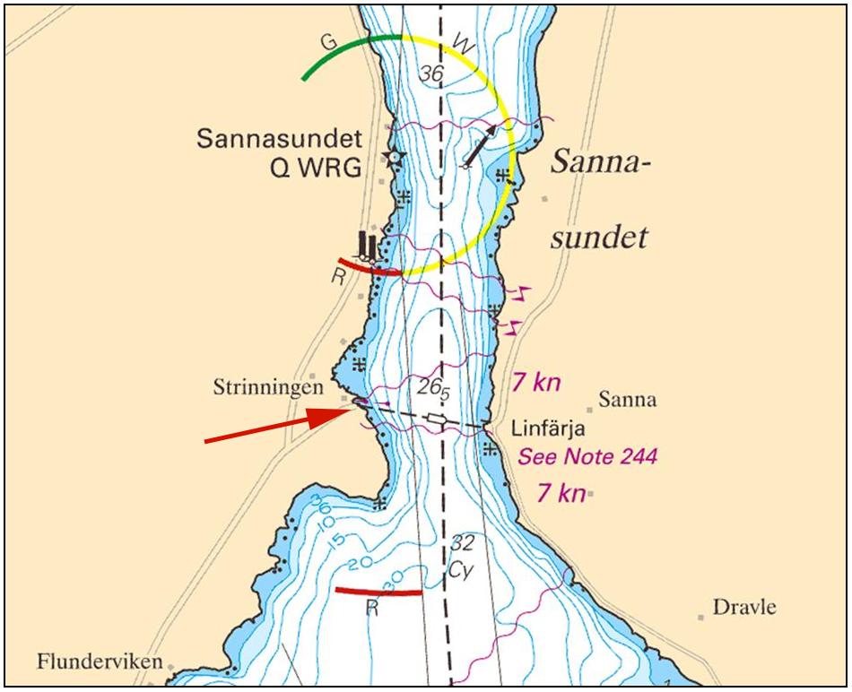 2016-01-14 3 Nr 581 TILLKÄNNAGIVANDEN Inga Tillkännagivanden i detta häfte. UNDERRÄTTELSER Bottenhavet * 10906 (T) Sjökort: 523 Sverige. Bottenhavet. Ångermanälven. Sannasundet. Hemsön.