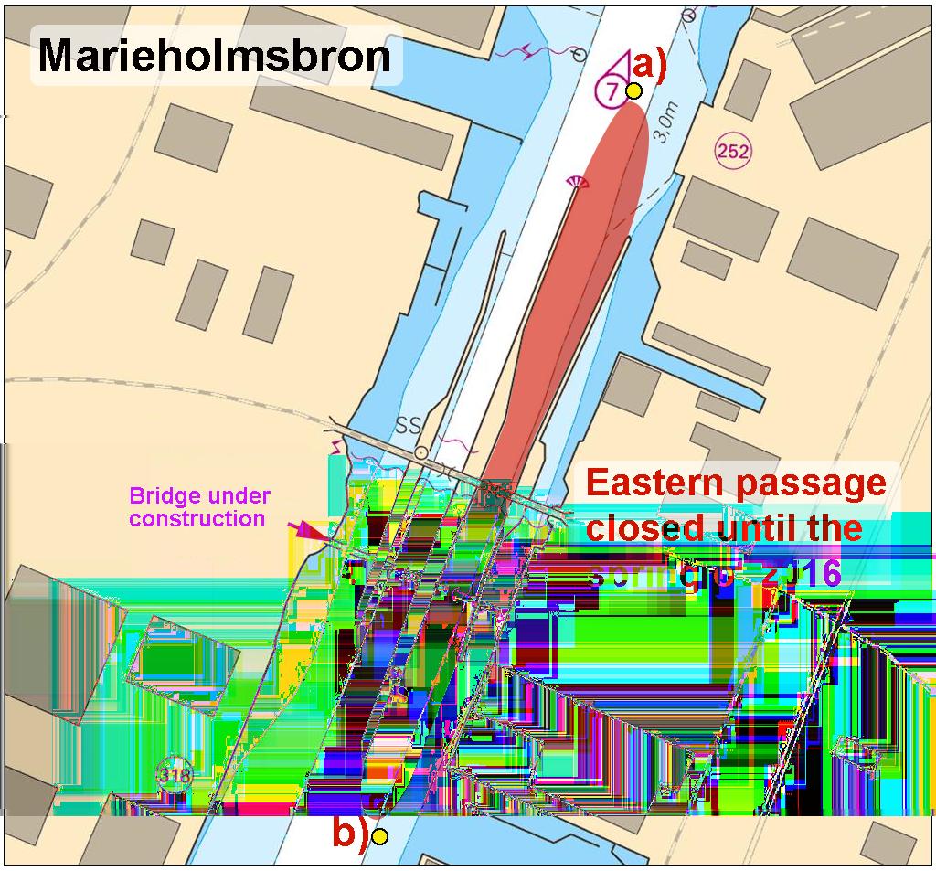 2016-01-14 9 Nr 581 Marieholmsbroarna Sjöfartsverket, Göteborg. Publ. 14 januari 2016 Vänern och Trollhätte kanal * 10862 Sjökort: 135, 1353 Sverige. Vänern och Trollhätte kanal. Vänersborgsviken.