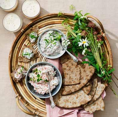 Gravlaxröra med sesam, chili och