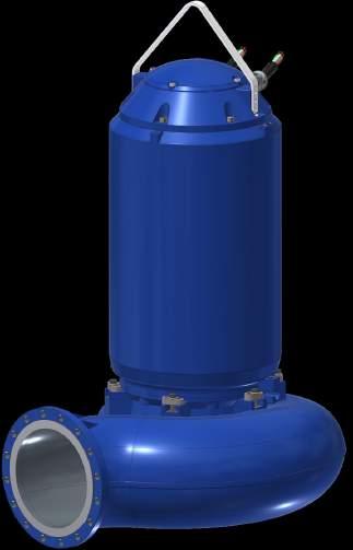 Det fria genomflödet i DanPumps S-WP4 med Kanal2- och B-tweenhjulet är 100-130mm, vilket gör att pumparna kan hantera ofiltrerat avloppsvatten från reningsverk och industrier.
