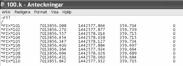 6.4 Dataöverföring 6.4.1 TerraSync till Pathfinder Office + / $ 1 #.