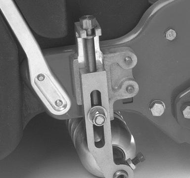 5 6 Figure. End cap. Bedbar adjuster frame. Spring tension screw. Capscrews and washers. Height of cut arm. Jam nut & set screw. Carriage bolt, washer & locknut Figure.