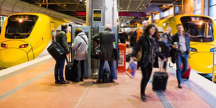 Snabbtågspendeln på Stockholms Centralstation. Hållbarhetsredovisningen i siffror AIAB presenterar information dels för den senaste redovisningsperioden, dels för tre jämförelseår.