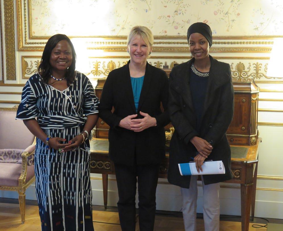 Vi sätter feministisk fred på agendan I november besökte Sylvie Ndongmo, IKFF Kamerun, och Amalkher Djibrine, IKFF Tchad, Sverige.