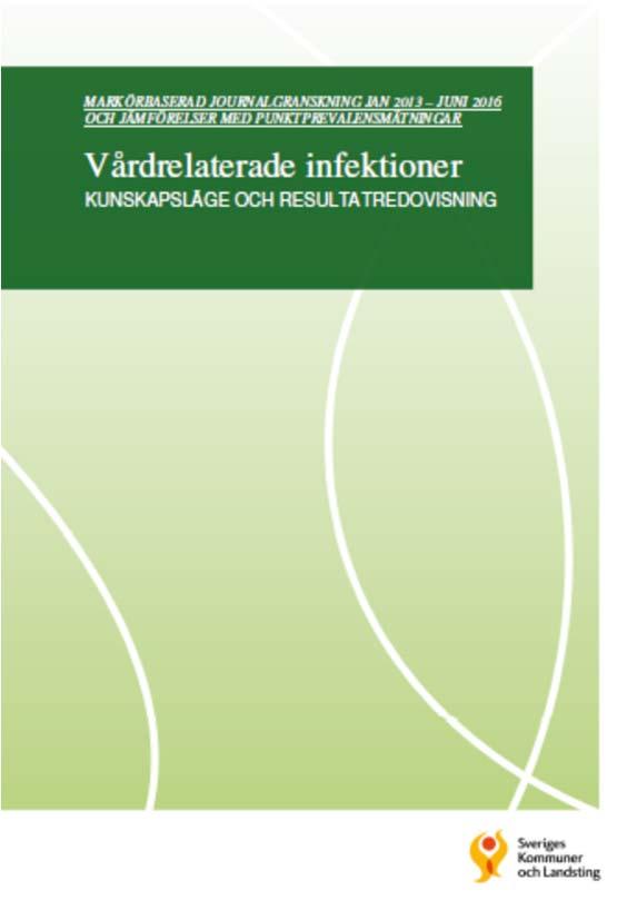 Vårdrelaterade infektioner Drabbar 65 000 svenska pat varje år Hos 1500 pat bedöms VRI vara en bidragande dödsorsak 4 pat per dag i Sverige Förlänger vårdtider med 10