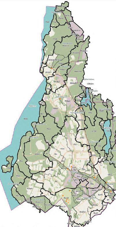 Stora recipienter Stor recipient Mälaren Fallstudie 1 Järfälla kommun Total föroreningsbelastning För mkt stora recipienter beräknas inte acceptabel belastning och reningbehov eftersom