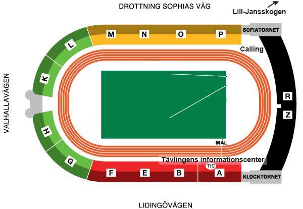 Sjukvård Sjukvård finns på plats under hela mästerskapshelgen.