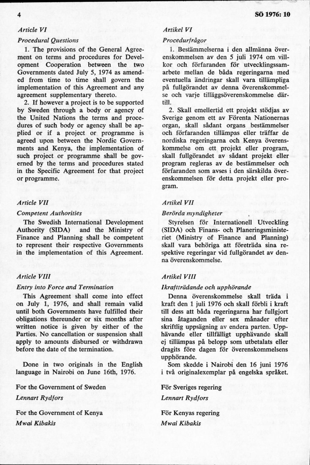 Article VI Procedural Questions 1.