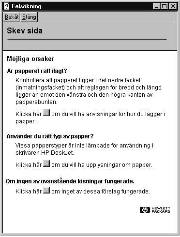 Allt du behöver göra är att klicka några gånger med musknappen för att få information om hur du rättar till det aktuella