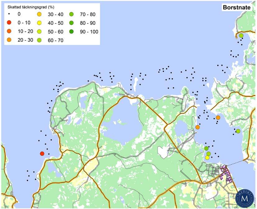 marina). Karteringar längs Gotlands nordvästra kust 2017. Figur 9.